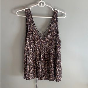 American Eagle floral tank top